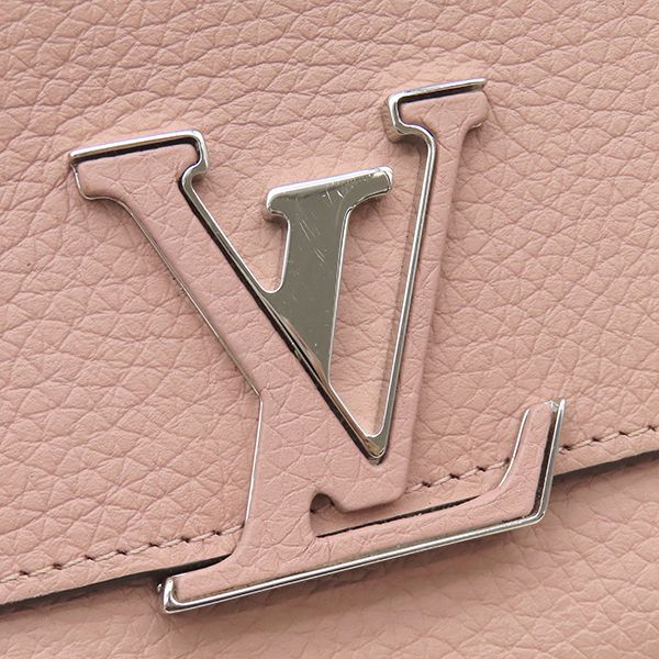 Louis Vuitton Wallet Portefeuille Capucines Leather Taurillon Pink Magnolia — view 6
