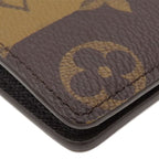 Louis Vuitton Wallet Portefeuille Brazza Monogram Canvas Stripe Gold NIGO — view 4