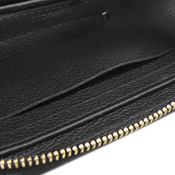 Louis Vuitton Coin Purse Zippy Monogram Empreinte Black Gold Mini — view 7