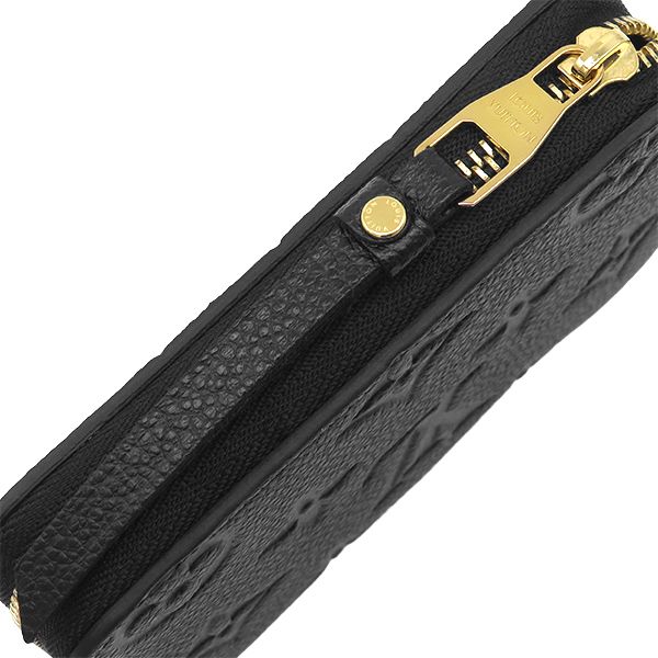 Louis Vuitton Coin Purse Zippy Monogram Empreinte Black Gold Mini — view 5