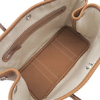 Hermes Tote Garden Party TPM 30 Negotiating Gold Silver All Leather — view 6