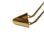 Louis Vuitton Essential V Necklace Gold Colored — view 3