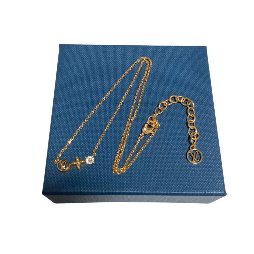 Louis Vuitton Necklace Collier Petit Gold Colored — view 6