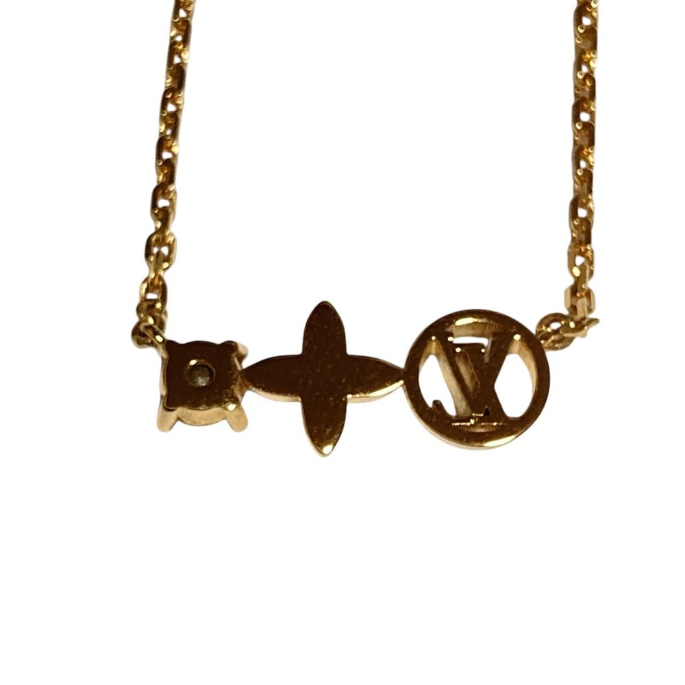 Louis Vuitton Necklace Collier Petit Gold Colored — view 3