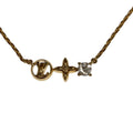 Louis Vuitton Necklace Collier Petit Gold Colored