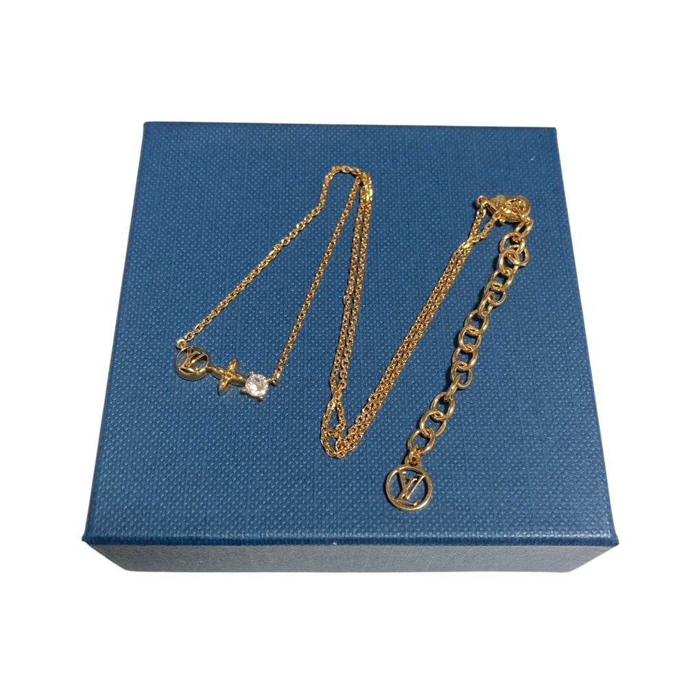 Louis Vuitton Necklace Collier Petit Gold Colored — view 6