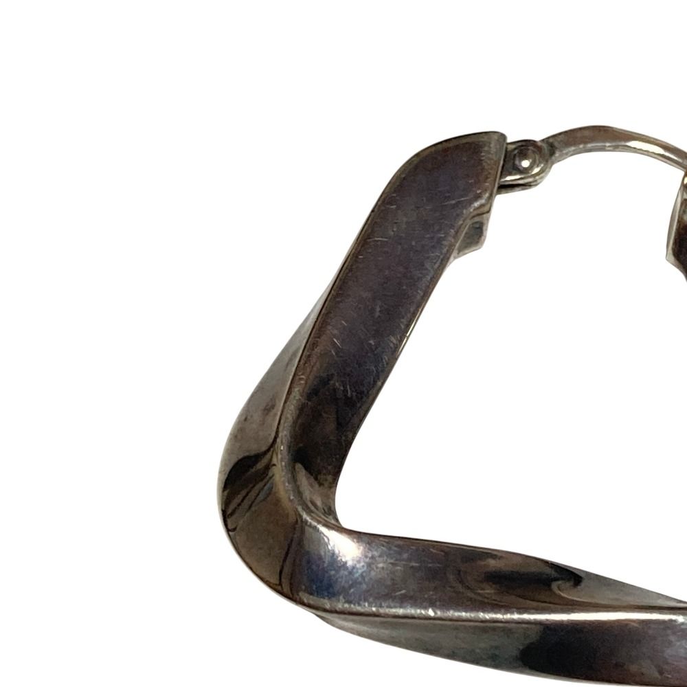 Bottega Veneta 925 Triangle Twist Earrings Silver — view 8