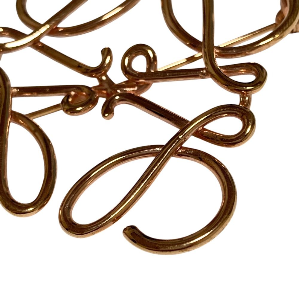 Loewe Anagram Brooch Gold Colored — view 5