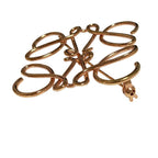 Loewe Anagram Brooch Gold Colored — view 2