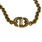 Dior CD Navy Line Stone Chain Bracelet Gold Colored — view 3