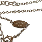 Louis Vuitton Essential V Chain Necklace Silver Colored — view 7