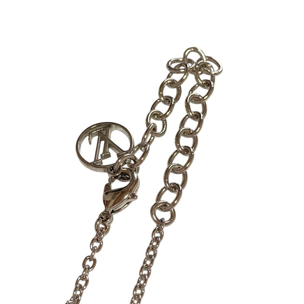 Louis Vuitton Essential V Chain Necklace Silver Colored — view 5