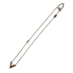 Louis Vuitton Essential V Chain Necklace Silver Colored — view 8