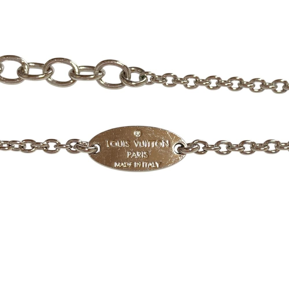 Louis Vuitton Essential V Chain Necklace Silver Colored — view 6