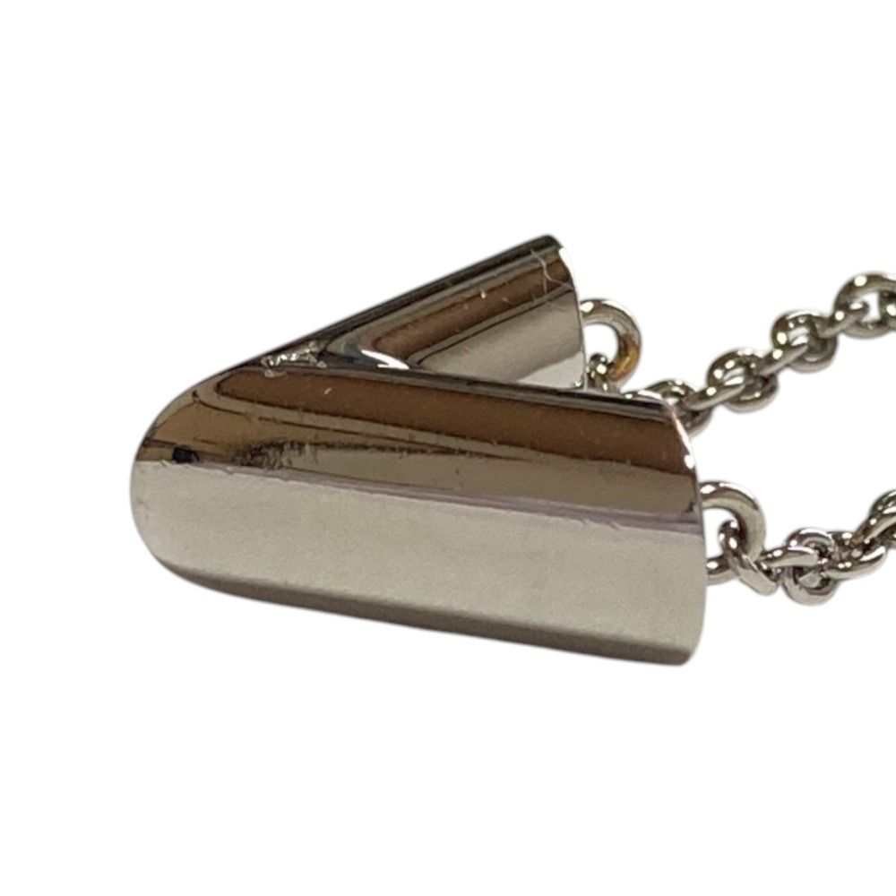 Louis Vuitton Essential V Chain Necklace Silver Colored — view 2