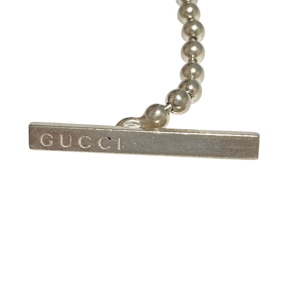 Gucci Interlocking G Lariat Necklace Choker 925 Sterling Silver — view 6