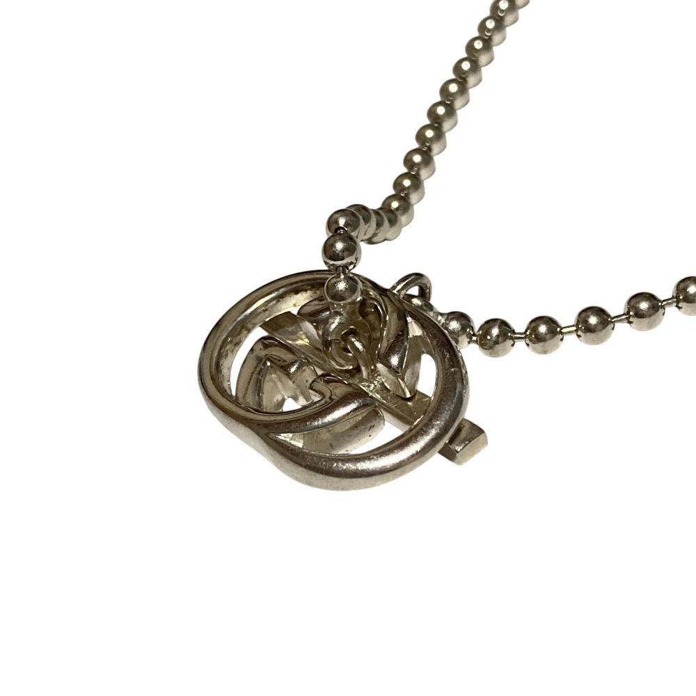Gucci Interlocking G Lariat Necklace Choker 925 Sterling Silver — view 4