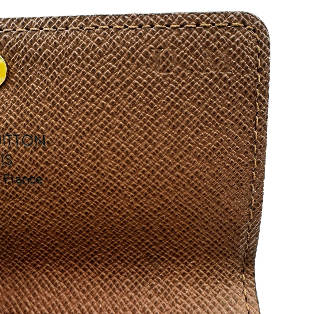 Louis Vuitton Multicles 6 Monogram Leather Key Case Brown Key Holder Coin Purse — view 8