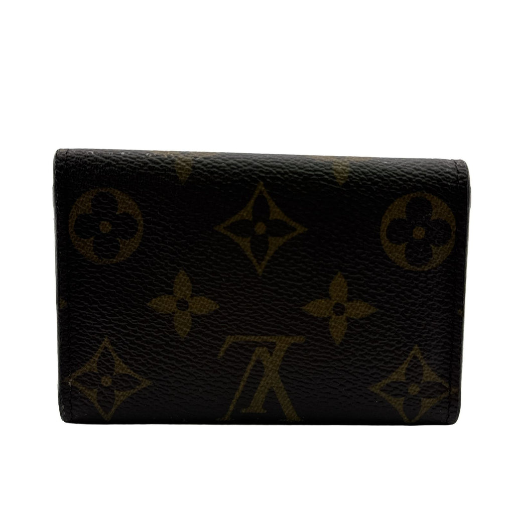Louis Vuitton Multicles 6 Monogram Leather Key Case Brown Key Holder Coin Purse