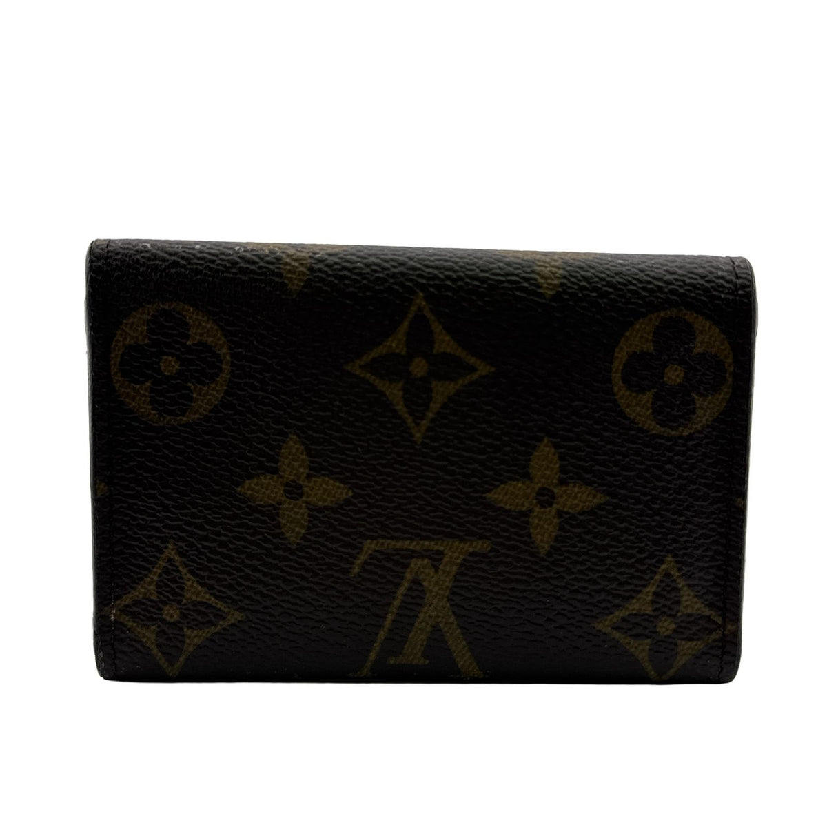 Louis Vuitton Multicles 6 Monogram Leather Key Case Brown Key Holder Coin Purse