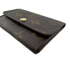 Louis Vuitton Multicles 6 Monogram Leather Key Case Brown Key Holder Coin Purse — view 3