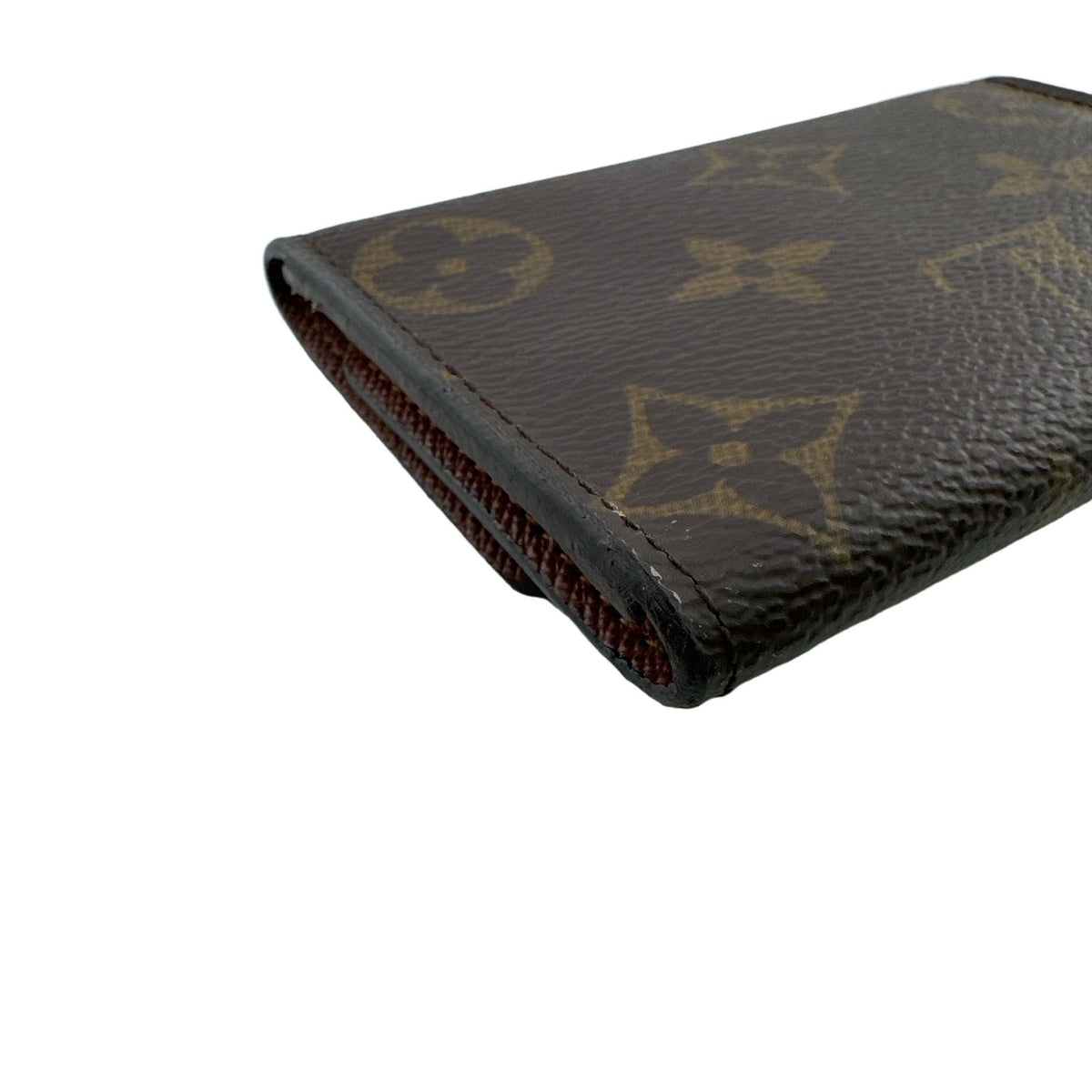 Louis Vuitton Multicles 6 Monogram Leather Key Case Brown Key Holder Coin Purse — view 2