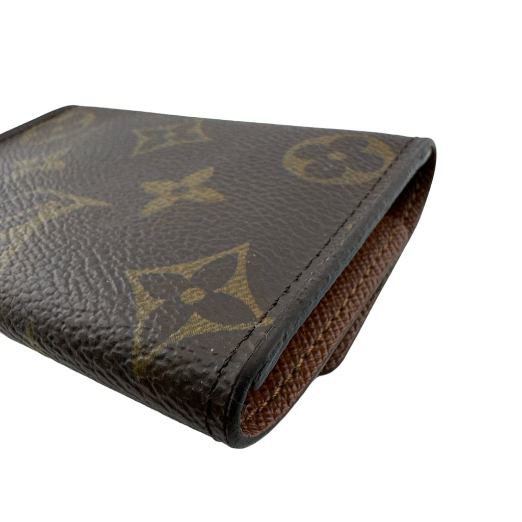 Louis Vuitton Multicles 6 Monogram Leather Key Case Brown Key Holder Coin Purse — view 5