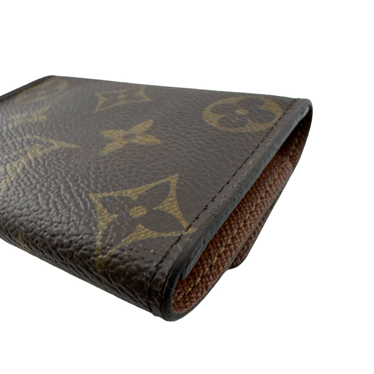Louis Vuitton Multicles 6 Monogram Leather Key Case Brown Key Holder Coin Purse — view 5