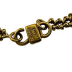 Celine Macadam Triomphe Chain Pendant Metal Gold 42 Necklace — view 3