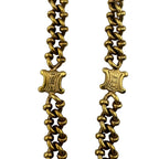 Celine Macadam Triomphe Chain Pendant Metal Gold 42 Necklace — view 2