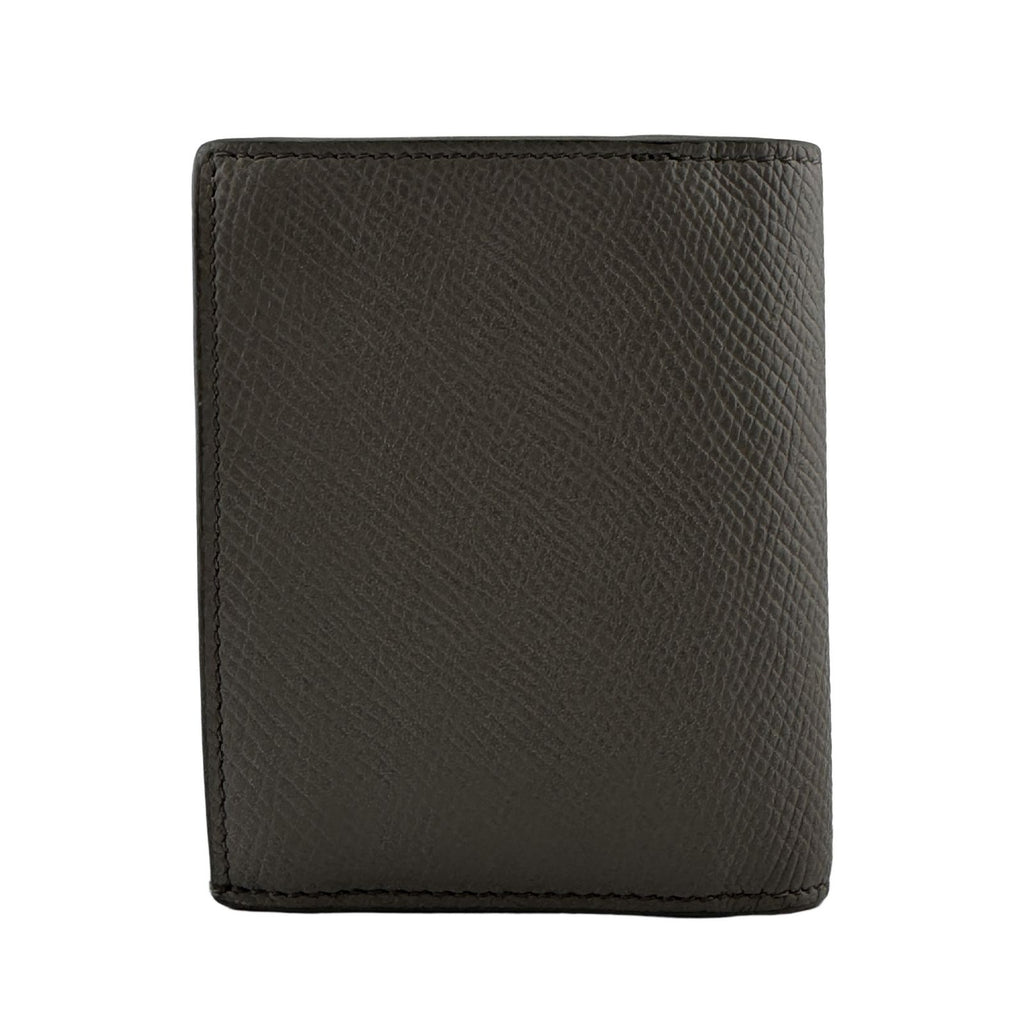 Celine Leather Pebble Bifold Wallet Gray