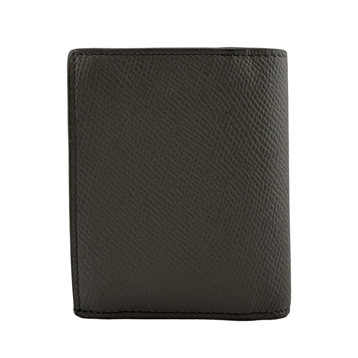 Celine Leather Pebble Bifold Wallet Gray