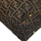 Fendi Zucca Tote Brown Canvas Leather — view 7