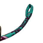 Hermes Silk 100% Petit H Bracelet Blue Multicolor — view 6