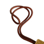 Loewe Anagram Dice Leather Animal Charm Strap Brown Keychain — view 4