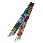 Hermes Cavaliere en Formes Twilly Scarf Multicolor — view 2