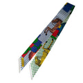 Hermes Cavaliere en Formes Twilly Scarf Multicolor