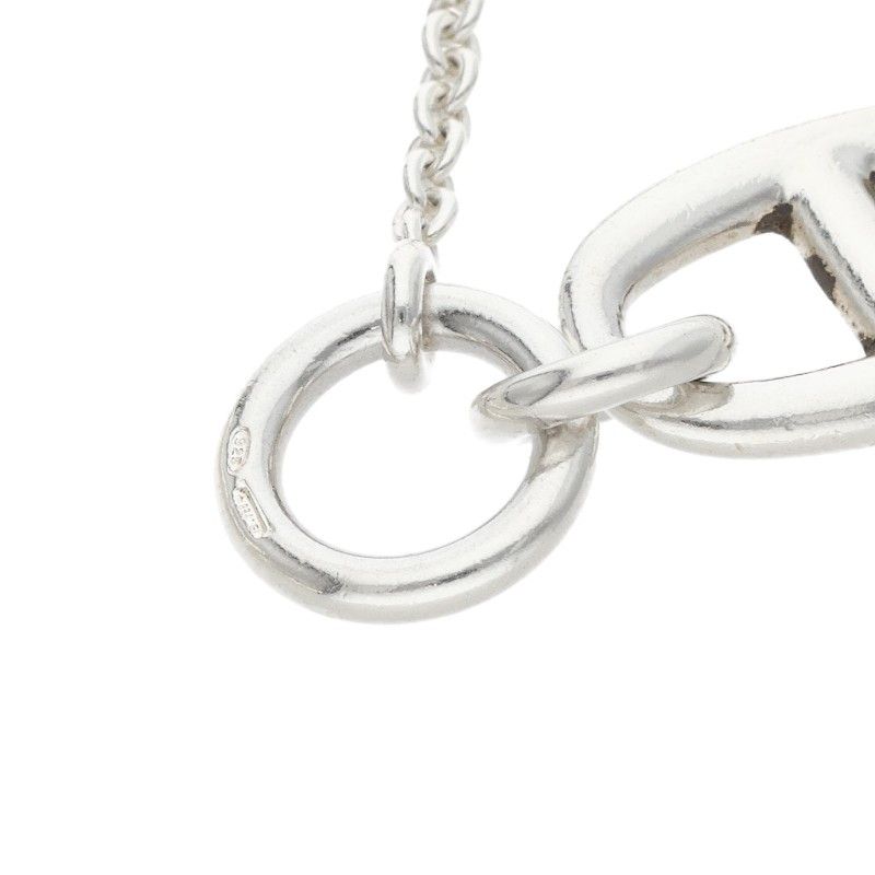 Hermes Chaine D'ancre Amulet Amulette Silver Necklace — view 4