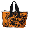 Hermes Leopard Foldable Beach Travel Bag