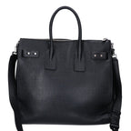 Saint Laurent Paris Grain Calfskin Sac de Jour Souple North South 2-Way Handbag — view 3