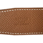 Hermes Belt H Box Calf Black Gold 70 Reversible — view 5