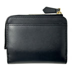 Fendi Wallet Bifold FF Diamond Leather Black Mini Small — view 2