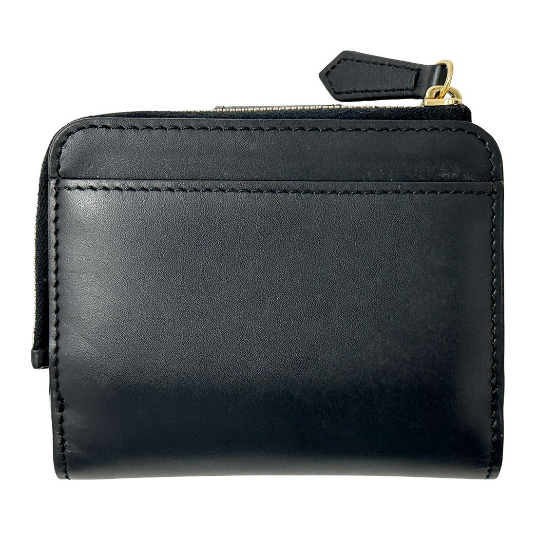 Fendi Wallet Bifold FF Diamond Leather Black Mini Small — view 2