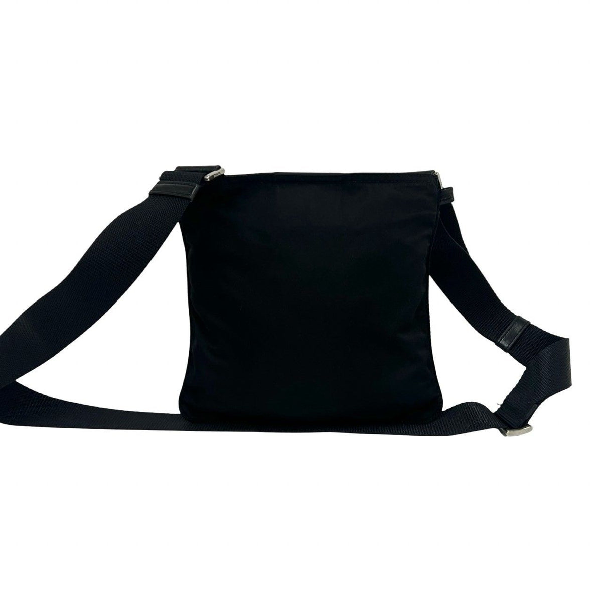 Prada Tessuto Pocono Nylon Shoulder Bag Crossbody Black — view 3