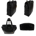 Loewe Anagram Logo Tote Bag Black Leather Padlock — view 3