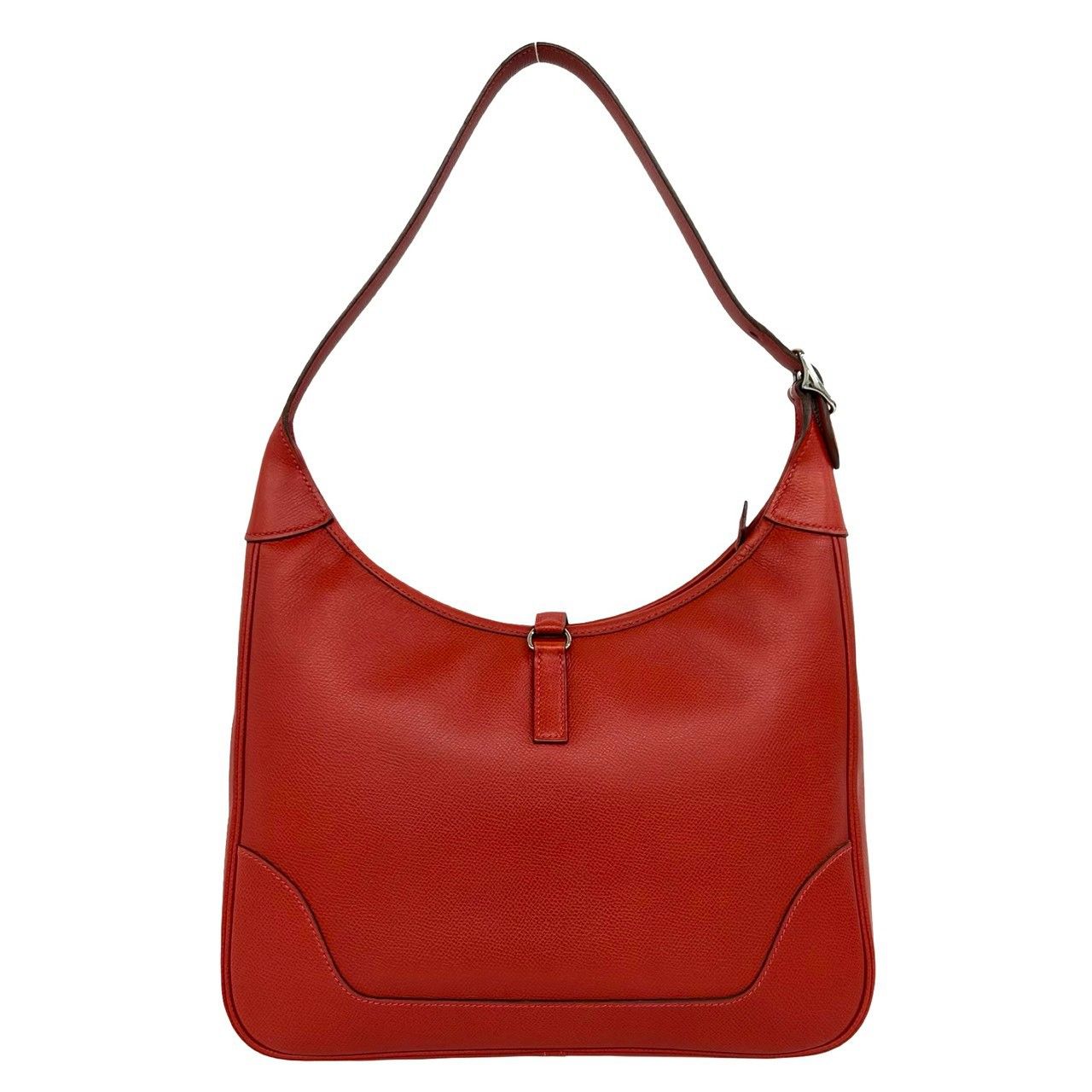 Hermes Trim 31 Veau Epsom Cicada Shoulder Bag Rouge — view 3