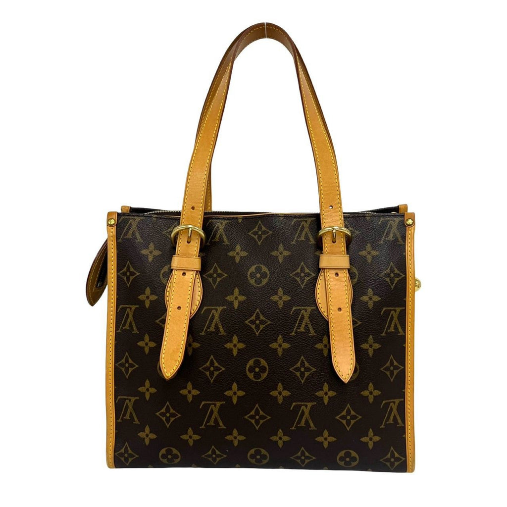 Louis Vuitton Popincourt Monogram Leather Shoulder Bag Tote Brown — view 3