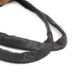 Chanel Rabbit Fur CC Logo Tote Fur Handbag Suede Brown Black — view 4