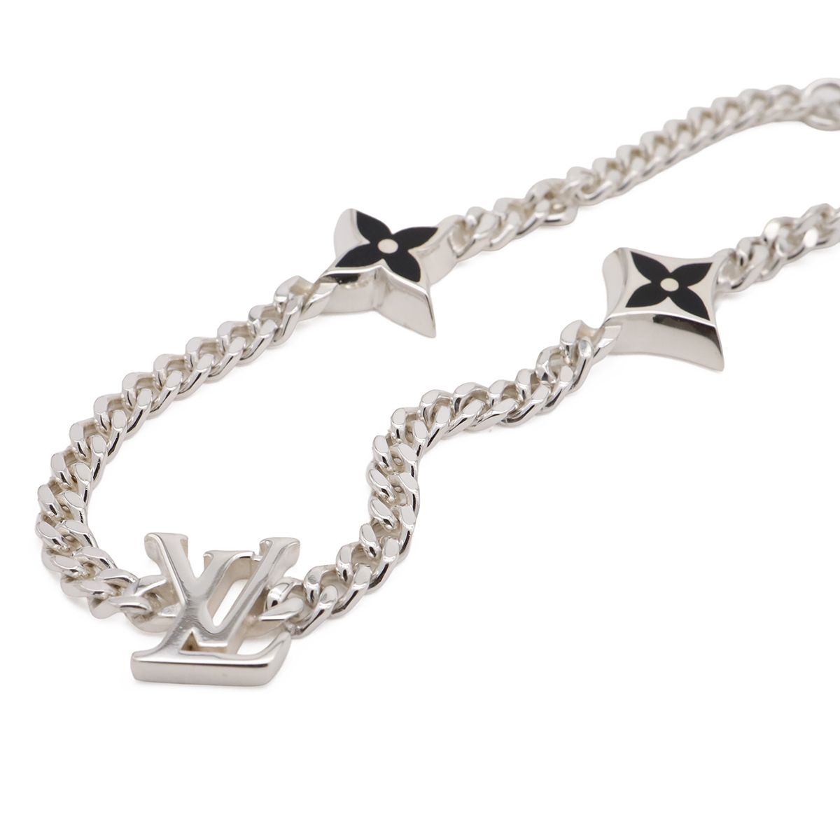 Louis Vuitton Bracelet LV Spike Silver Necklace — view 3