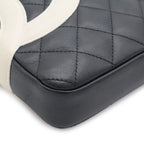 Chanel Cambon Line CC Logo Medium Pochette Shoulder Bag Crossbody Soft Calfskin — view 3
